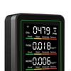 Air Quality Tester Analyzer for Warehouse Plant Indoor Outdoor Detection Black