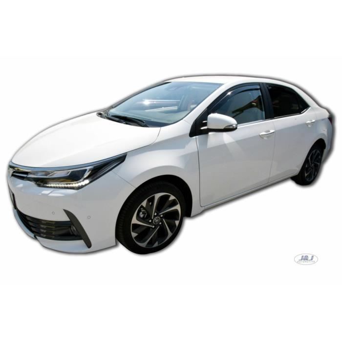 J&J AUTOMOTIVE | Heko Deflecteurs d'air Déflecteurs de Vent Pour Toyota Corolla E16 2014-2018