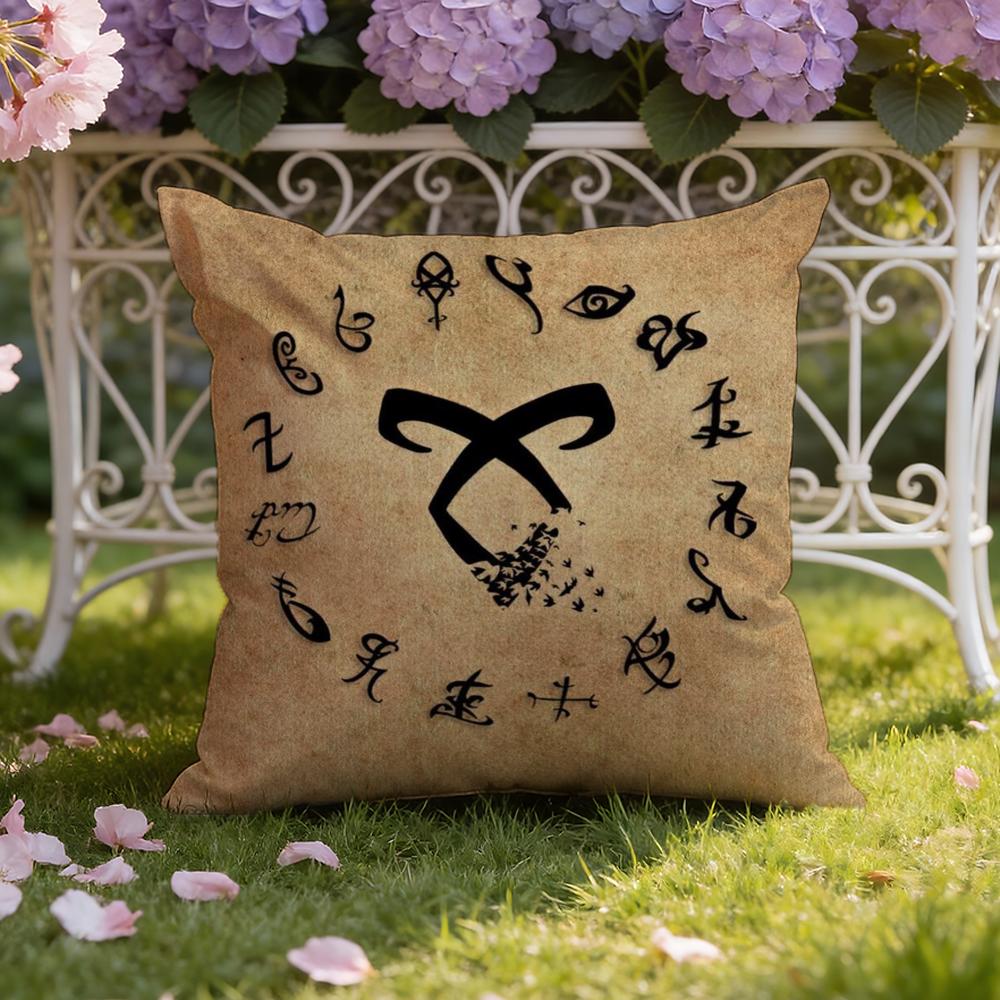 S-Shadowhunters Cushion Cover Home & Car Dual-Scene Pillow Cover: Reversible for Premium Comfort