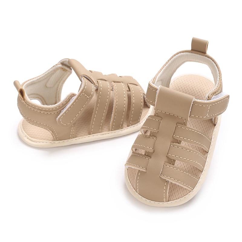 Casual Solid Breathable Sandals For Baby Boys Lightweight Comfortable Anti Slip Sandals For Indoor Outdoor Spring