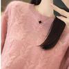 Sweater for Women Autumn Winter Thickened Pullover Warm Knitted Stretchy Long Sleeve Oversize Jumper Tops