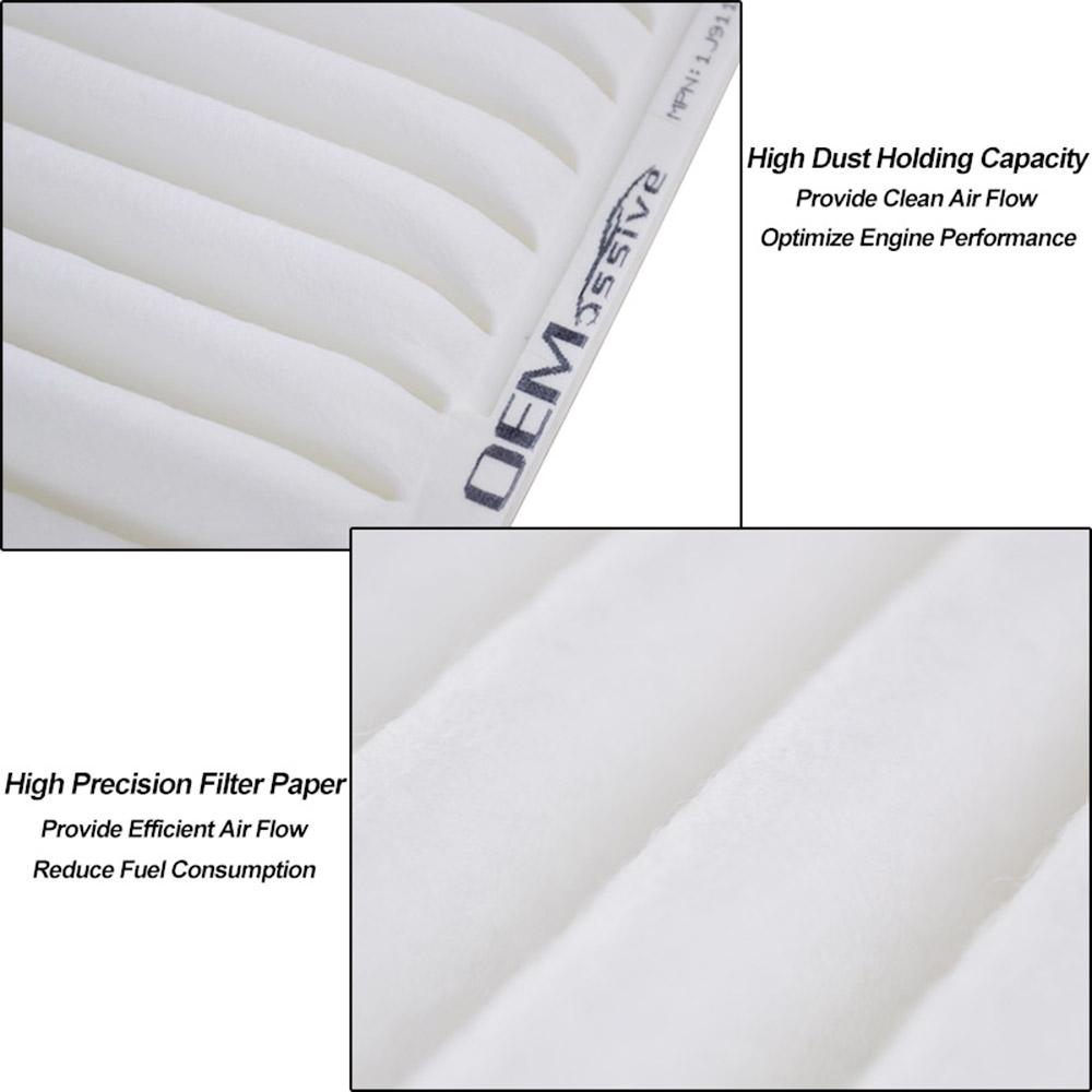 17801-28030 87139-07010 Combo Engine Cabin Air Filter For Toyota Camry XV40 XV50 Daihatsu Altis Venza 2.4L 2.5L 2.7L 2007 - 2017
