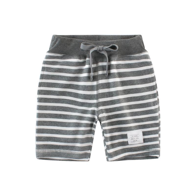 27Kids Korean Style Boys' Mid-Length Striped Summer Pants - New Arrival Baby Five-Point Pants