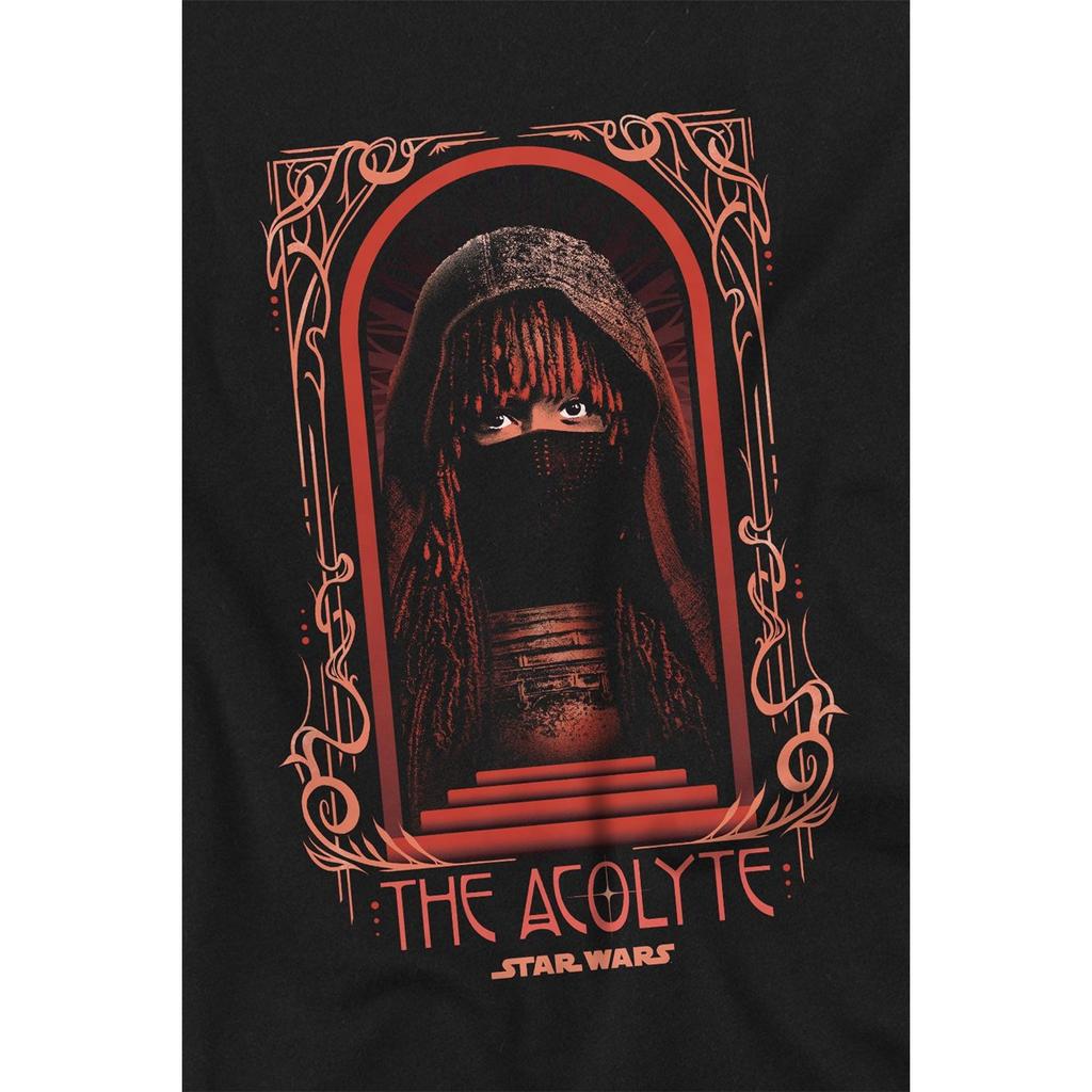 Star Wars: The Acolyte Mens Art Deco Masked T-Shirt