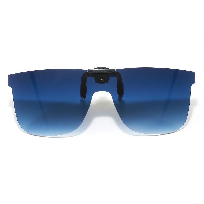 Trendy Clip-On One-Piece Driving Sunglasses with Xiaohongshu-Inspired Design