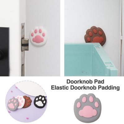 2 ks Cat Paw Klika dveří Crash Pad Mute Skříňka Rukojeť zámku Tlumič hluku Antikolizní podložka Nástěnná ochrana Větruodolná podložka kliky Potřeby pro domácnost