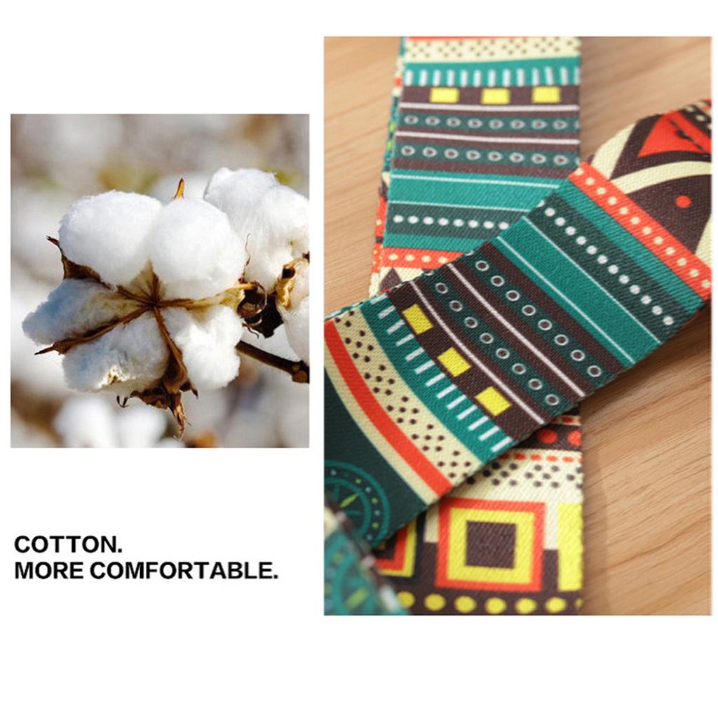 Electric Guitar Polyester Straps Ethnic Style Ballad Acoustic Guitars Bass Belt Musical Instrument Accessory