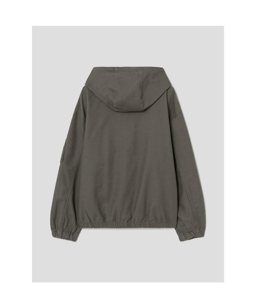 8seconds Natural Wash Hooded Jacket Khaki