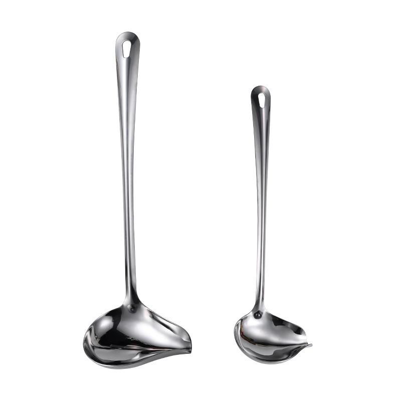 Long Handle Spoon Suitable for Sauces, Garlic, Hot Pot, Stir Fry, Soup Suitable for Restaurants, Catering, Durable Cooking Tools, Kitchen Utensils