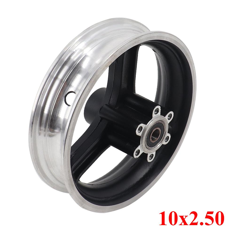 10 Inch Electric Scooter Wheel Hub 10 Inch Aluminum Alloy Wheel Rim 10x2.50 Tires Rims Motorcycle Accessories
