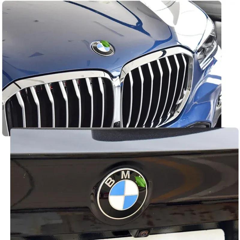45/74/82mm/56mm/68mm Auto Car Styling Emblem Badge Front Rear Trunk steering wheel wheel hub cap Sticker For BMW accessory