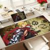 Mousepad HD Printing Computer Gamers Locking Edge Nonslip Mouse Pad Anime Fullmetal Alchemist XXLxcm Keyboard PC Desk Pad