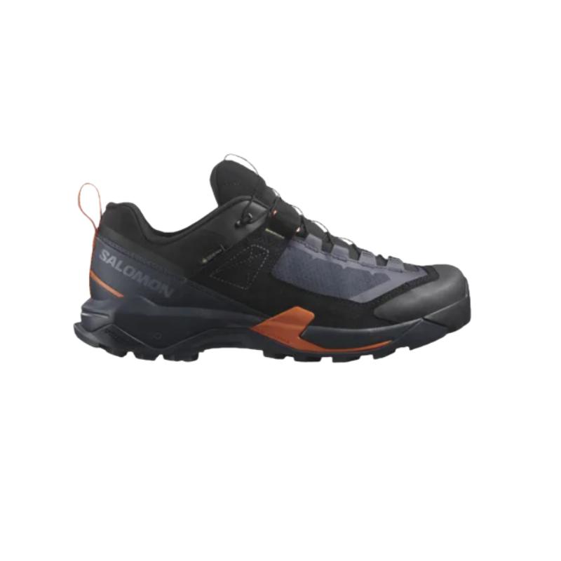 SALOMON X Ultra Alpine GORE-TEX Blue Nights Black Men Sneakers Red-Orange L47686200