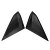 2pcs Rear Window Quarter Side Vent Window Louvers Scoop Cover Fit for Honda Civic 20162019
