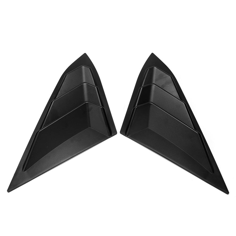 2 buc Jaluzele pentru geam lateral spate, capace tip scoop pentru aerisire, potrivite pentru Honda Civic 20162019