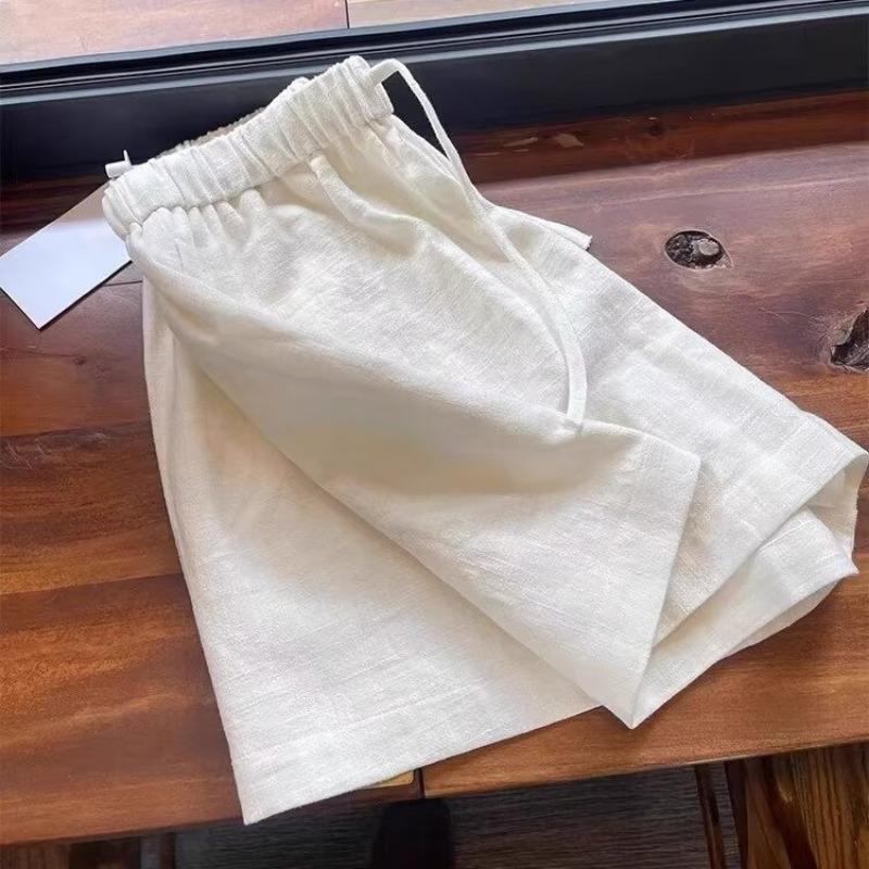 Men Old Money Style Summer Thin Straight Casual Beach Knee Length Shorts