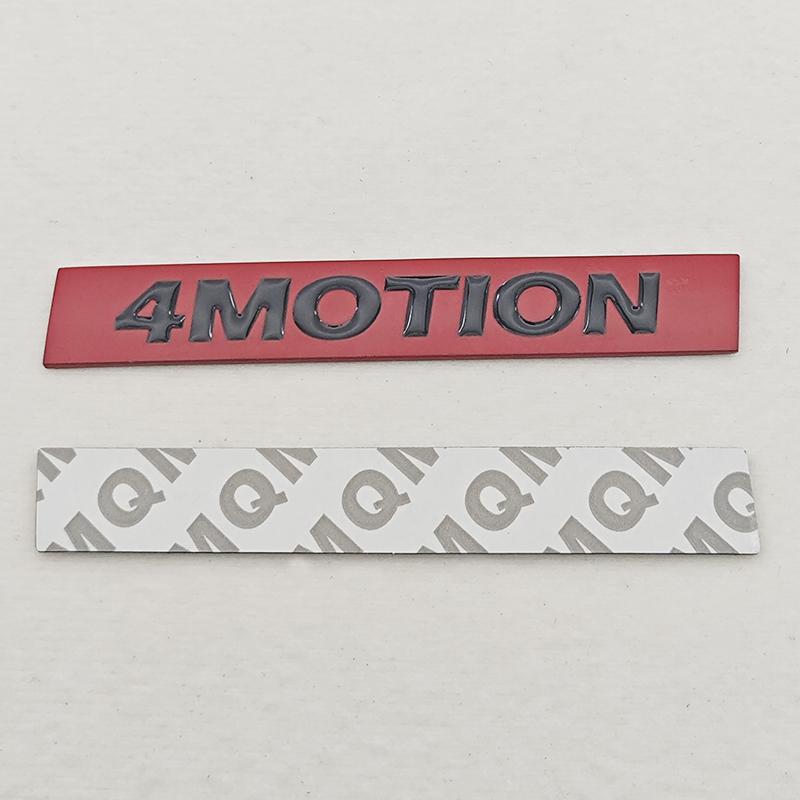 3D Metal Car Styling Logo 4 MOTION Fender Side Badge Rear Trunk Emblem Sticker For VW Tiguan Arteon Golf Polo Jetta Accessories IF2
