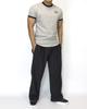 Pasiensia Classic Ringer Muscle Fit Short Sleeve Melange Grey