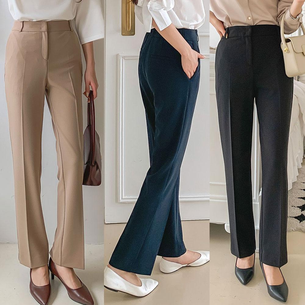 KIM YOUNG JOO GOLF Spring/Autumn Stretch Basic Straight Fit Slacks Women'S Golf Pants Dpslsl37