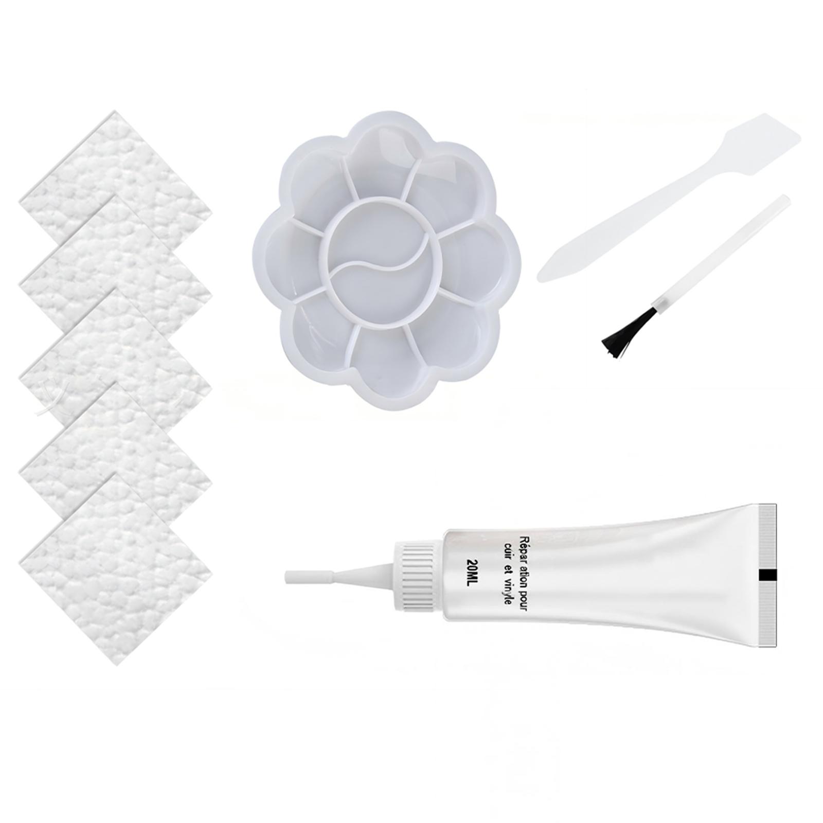 

New Advanced Leather -Gel, Multifunctional Leather -Kit For Car Seat Vinyl -Kit, Leather -Coloured Cream Gel One Size білий