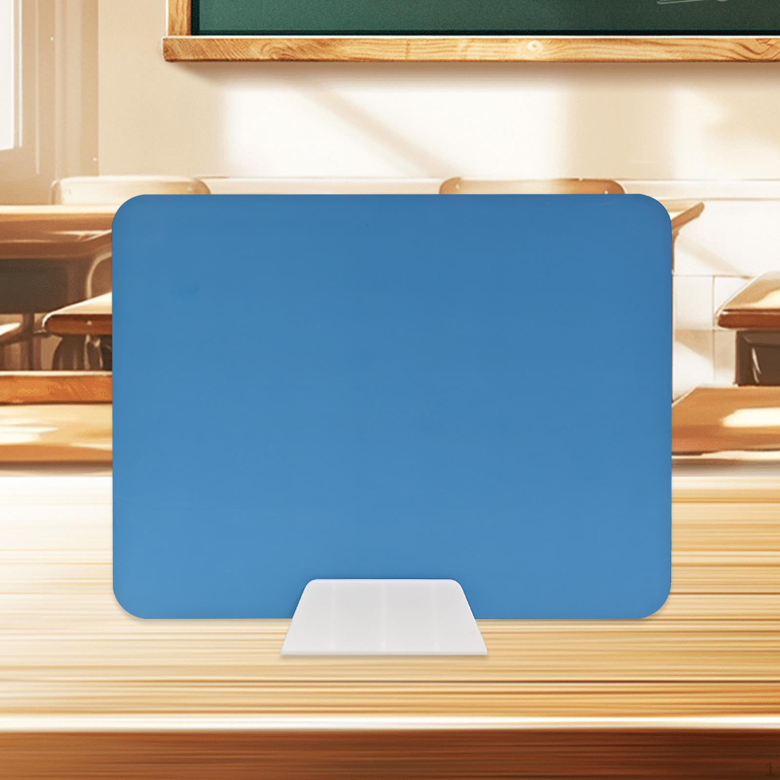 

Desk Divider Panel for Enhanced Privacy in Office and Educational Settings Blue PP Stand