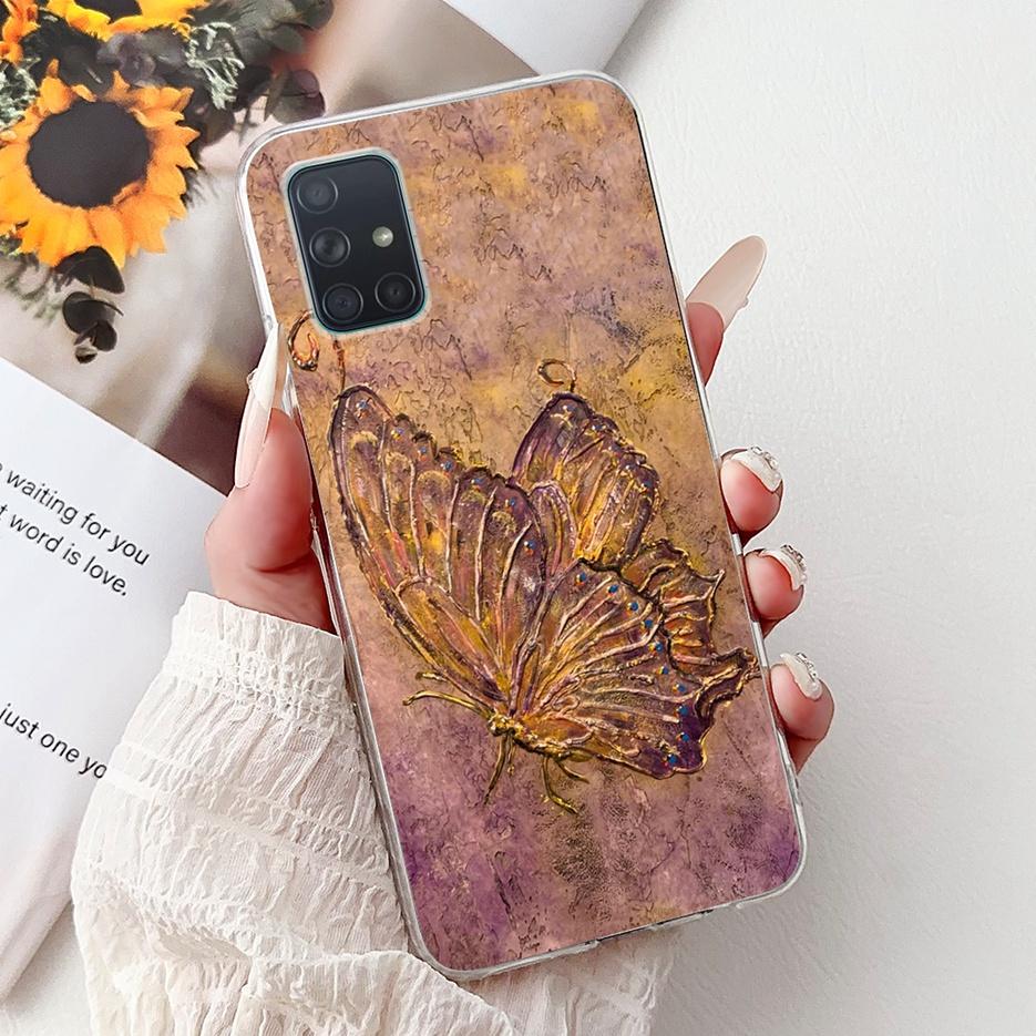 For Samsung Galaxy A31 A51 A71 Case A315F A515F A715F New Luxury Painted Cover Soft Silicone Case For Samsung A51 A 31 71 Fundas