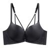 Womens Front Closure Push Up Bra Seamless Thin Cup Comfort Bralette For Small Chest