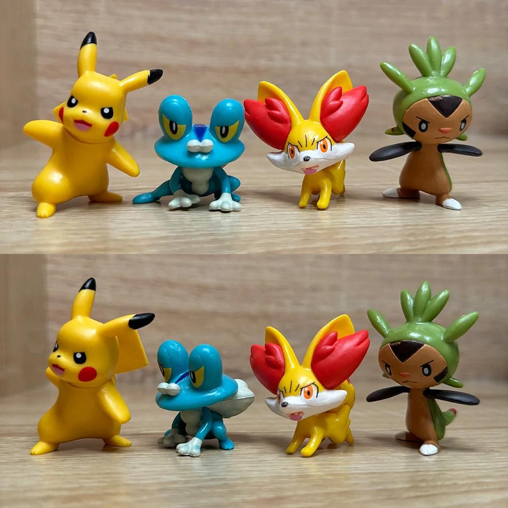 Pokemon Action Figur Pikachu Spielzeug Glumanda Schiggy Bisasam Pocket Monster Winzige Figur Geschenk für Kinder