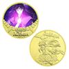Japanese classic anime manga gold commemorative coin metal badge