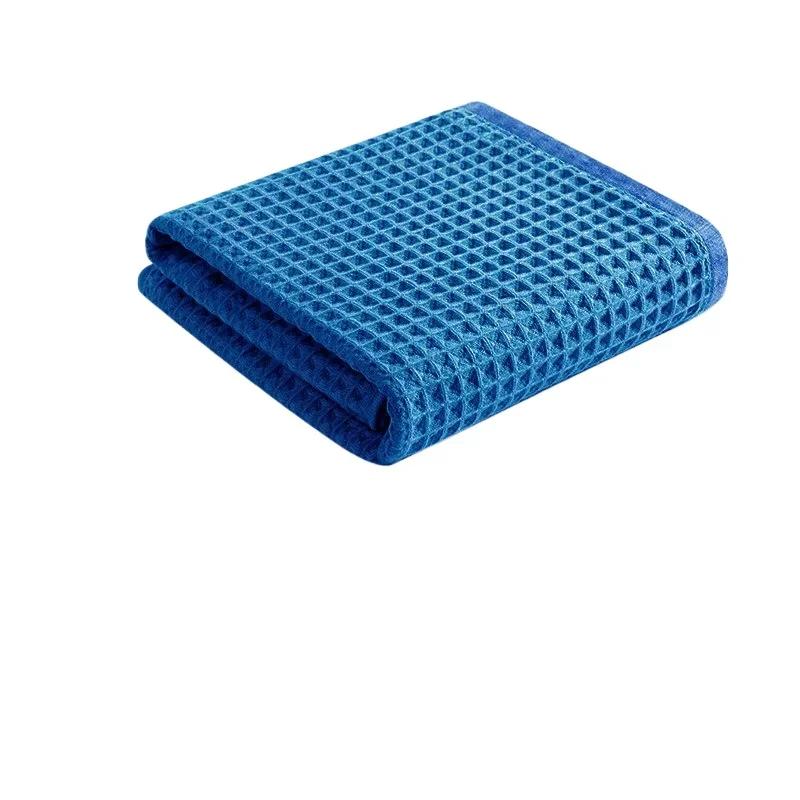 40x40cm Glass Cleaning Towel Yellow Grey Wash Towels Car Detailing Drying Cloth Kitchenware Cleaning Accessories