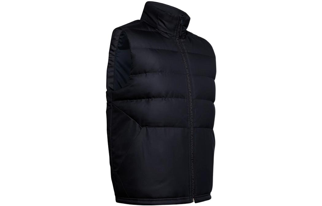 Under Armour Down Vests Men s Black Stand Collar Moderate 1342703-001 S