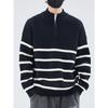 Men's Warm Fashionable Big Size Heavy Sweater Soft High Quality Fabric Round Neck Sweater Loose Casual Sports Long-sleeved Knit Shirt