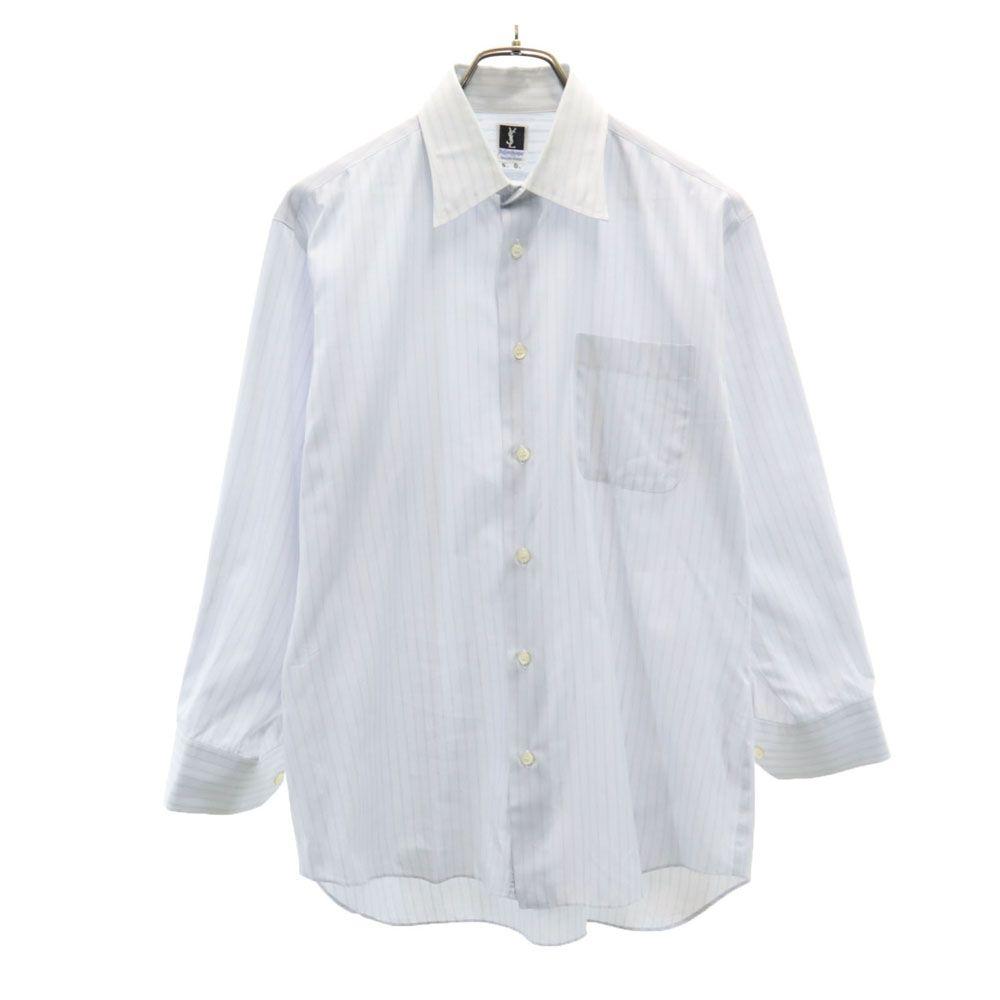 YVES SAINT LAURENT Long sleeve shirt Blue Men's Used