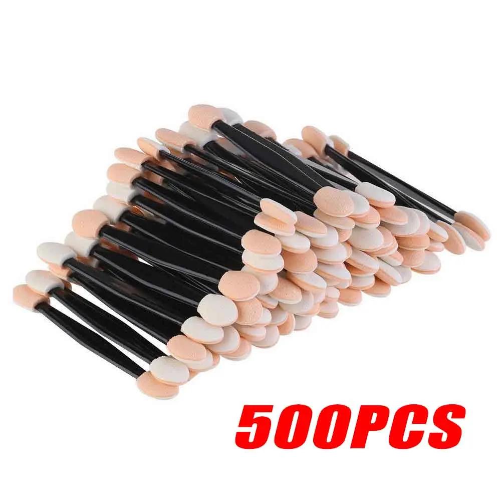 50/200/500/1000pcs Powder Brush Multifunctional eyeshadow Brush Portable  Double Ended Sponge Nail Art Makeup Manicure Tool