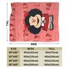 M-Mafaldas Cartoon Blankets Flannel Decoration Portable Lightweight Throw Blanket for Bedding Couch Quilt