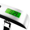 50kg/110lb Portable Digital Luggage Weight Scale LCD Display Pocket Electronic Suitcase Travel Scale Balance Baggage Weight Tool
