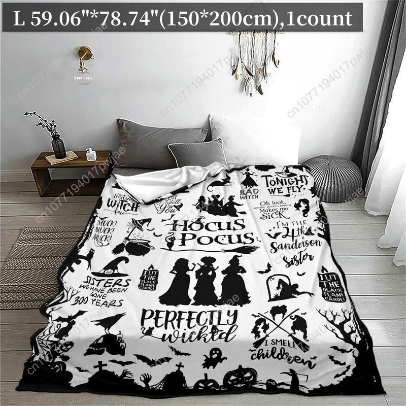 Blanket, 1 Count Soft Warm Nap Throw Blanket,Halloween Decor Air-conditioned Room Blanketfor Home Office Travel Camping Dormitor