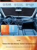 Car Sunshade Umbrella: Silver-Coated Heat Insulation & Anti-Glare Front Windshield Protector