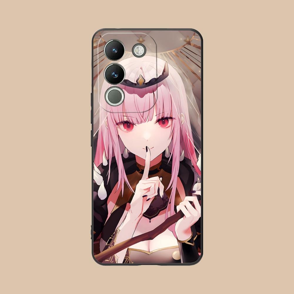 Holo Mori Calliope Matte TPU Mobile Phone Case for VIVO V60 V50 V40 V30 V29 V27 V25 V23 Pro Lite 5G Colorful Printing Cover