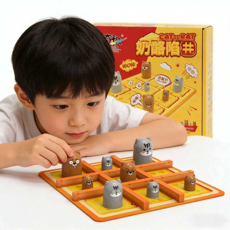 Cheese Trap Kids Board Game With Abs Material For Brain Development And Parent Child Interaction