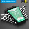 Dual-head Open-end Spanner Set, 8-32mm for Auto Repair and Maintenance – Mechanic's Combination Tool.