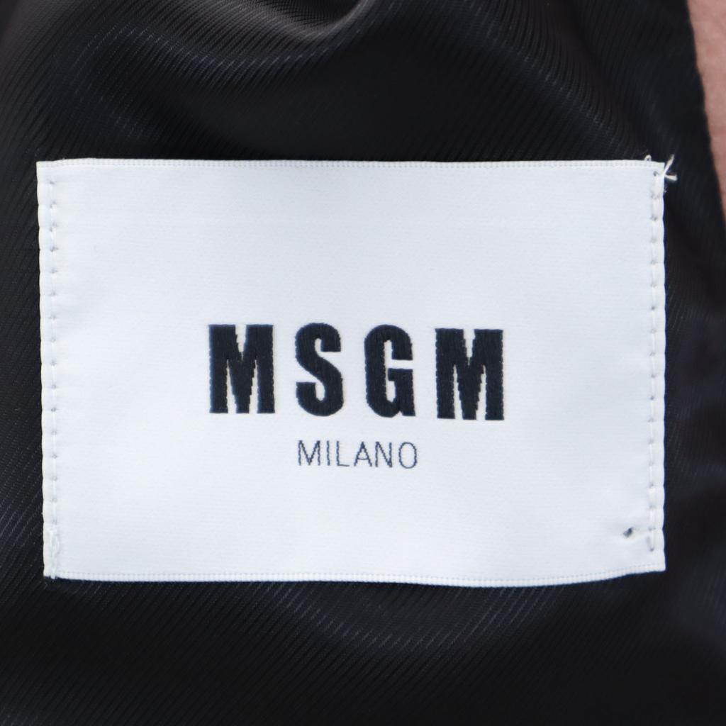 MSGM Made In Italy Chester Coat 40 Pink Women Used