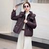 New winter hooded versatile down cotton-padded clothes women's loose small thickened warm women's cotton-padded jacket