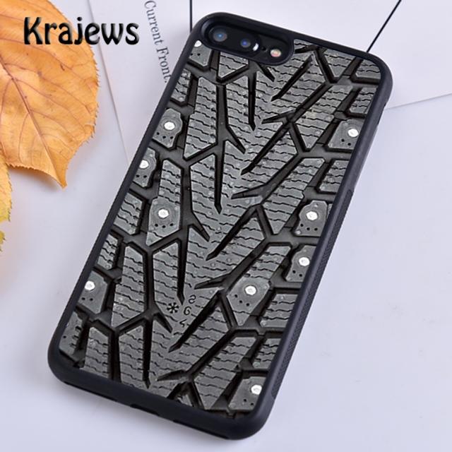 

Car Tire Tyre Tread skin For iPhone 17 Air 16 Phone Case Cover 15 14 plus 12 pro max coque Shell Fundas iPhone 13pro