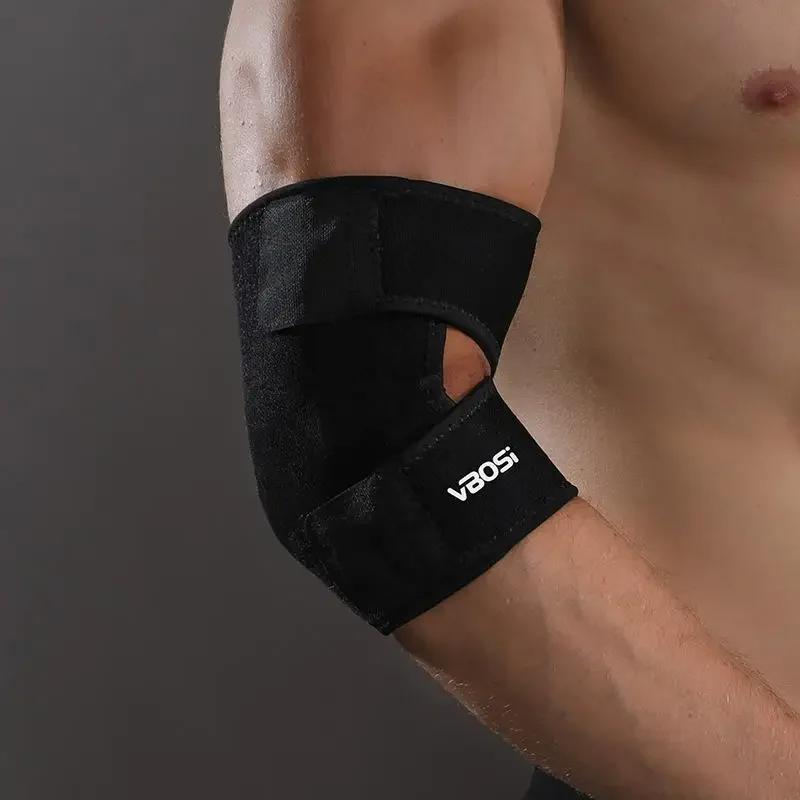 

Compression Elbow Pads Perfect For Outdoor Sports Exercise Training Equipment Cycling Tennis Badminton Basketball 1Pc 2Pcs