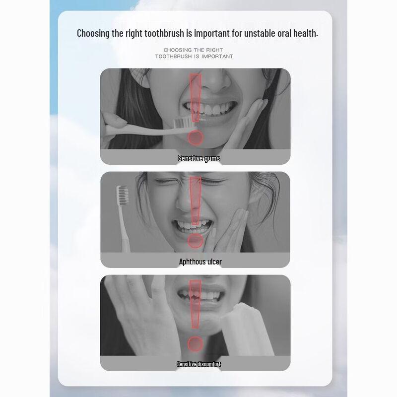 Saky Cloud-Soft Whitening Toothbrush 6-Pack