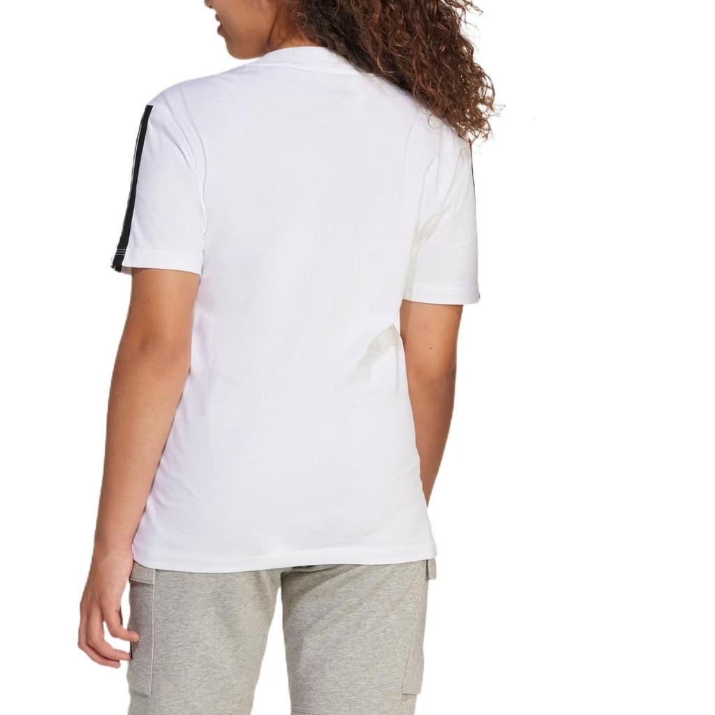 Adidas Breathable Comfortable Soft Short Sleeve T-Shirt Kids tops Black White JD6488