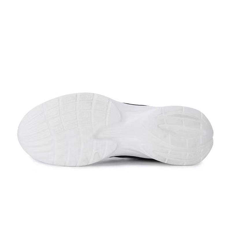 Erke Comfortable Breathable Shock Absorbing Wear Resistant Low Top Running Shoes Men sneakers Black 11123103085-002