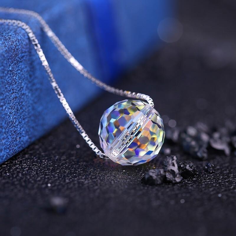 Ball Shaped Necklace Pendant Collar Valentines Day Gift Charming Fashionable