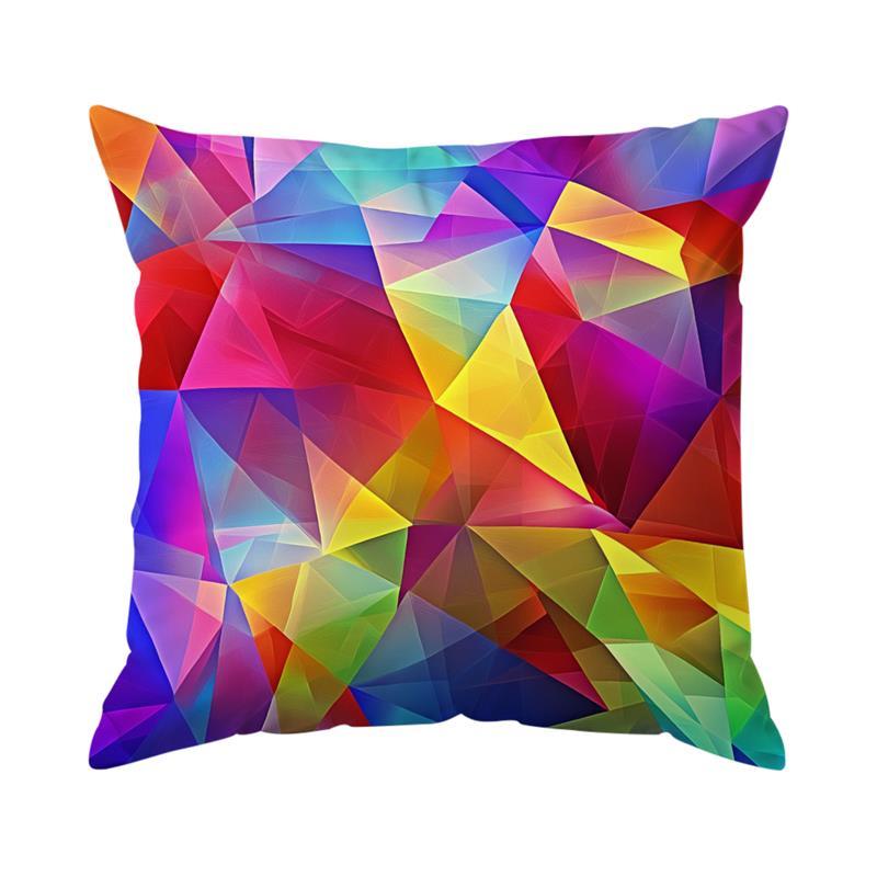 

Home Decor Colorful Abstract Patterns Pillow Covers Pattern Cushion Cover Suitable for Sofa Bedroom Car Pillow Cover 16x16Inch